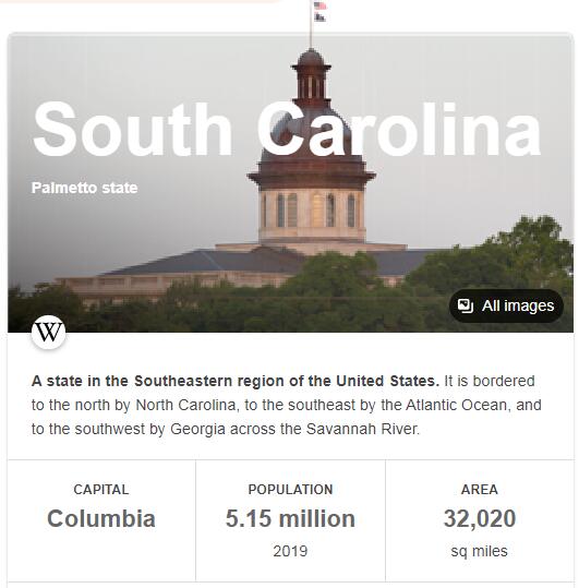 South Carolina Population